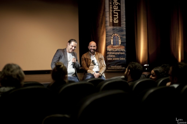 Débat autour du film Hayat avec Raouf Sebbahi le réalisateur et Mohammed Kaghat, le producteur.