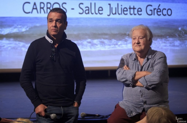 Nidhal Chatta, réalisateur du film "Mustafa Z" et Férid Memmich , producteur et acteur du film