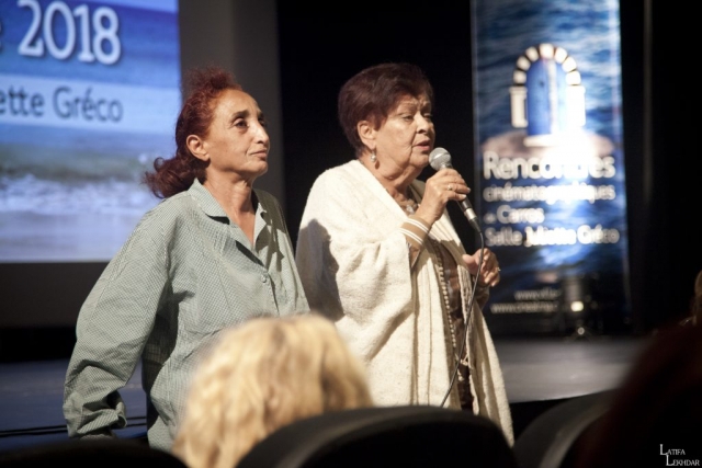 Salma Baccar, réalisatrice du film "El Jaida" et Fatma Ben Saïdane, actrice du film "El Jaida"