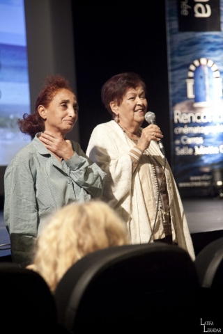 Salma Baccar, réalisatrice du film "El Jaida" et Fatma Ben Saïdane, actrice du film "El Jaida"