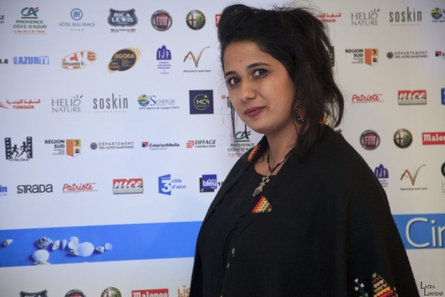 Leila Tilmatine, actrice du film "Madame Courage" de Merzak Allouache