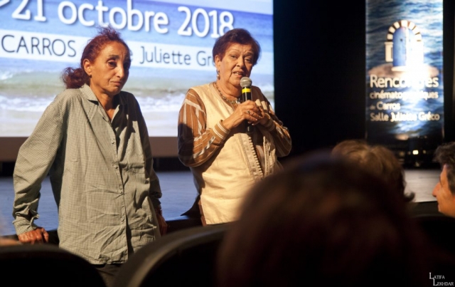 Salma Baccar réalisatrice du film "El Jaida" et Fatma Ben Saïdane, actrice de "El Jaida"