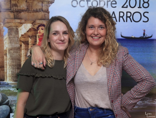 Lisa Verhaverbeke, productrice du film "Sofia" et Meryem Benm'Barek réalisatrice du film "Sofia"