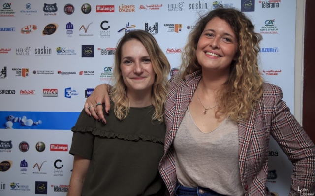 Lisa Verhaverbeke, productrice du film "Sofia" et Meryem Benm'Barek réalisatrice du film "Sofia"